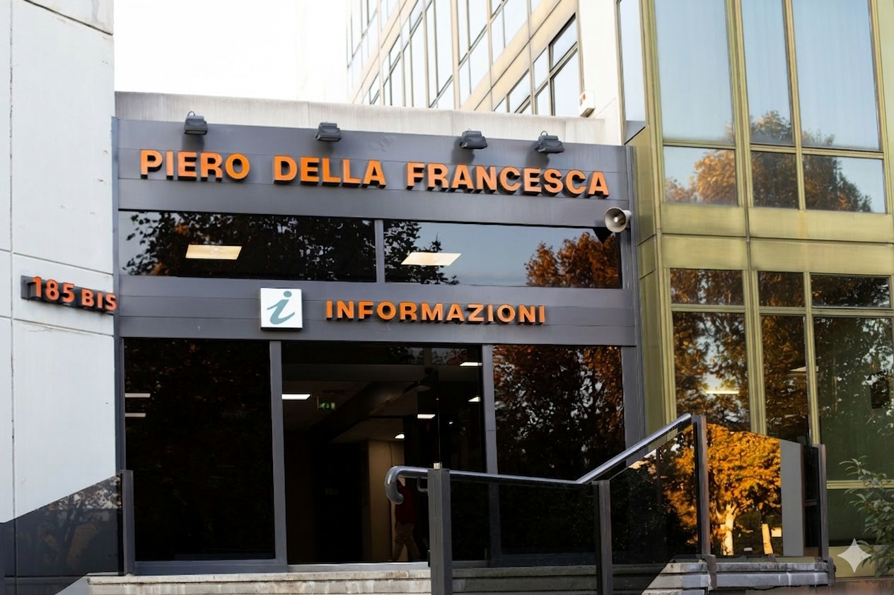 Ingresso alla Hall del Centro Piero della Francesca